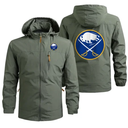 Collection Release Buffalo Sabres National Hockey League Waterproof Outdoor Jacket BLNHL260824A4BS