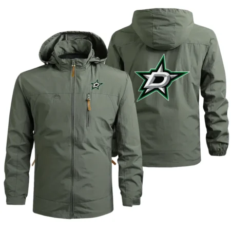 Collection Release Dallas Stars National Hockey League Waterproof Outdoor Jacket BLNHL260824A4DS