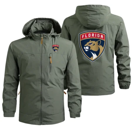 Collection Release Florida Panthers National Hockey League Waterproof Outdoor Jacket BLNHL260824A4FP