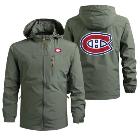 Collection Release Montreal Canadiens National Hockey League Waterproof Outdoor Jacket BLNHL260824A4MC