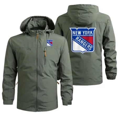 Collection Release New York Rangers National Hockey League Waterproof Outdoor Jacket BLNHL260824A4NYR