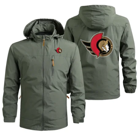 Collection Release Ottawa Senators National Hockey League Waterproof Outdoor Jacket BLNHL260824A4OS