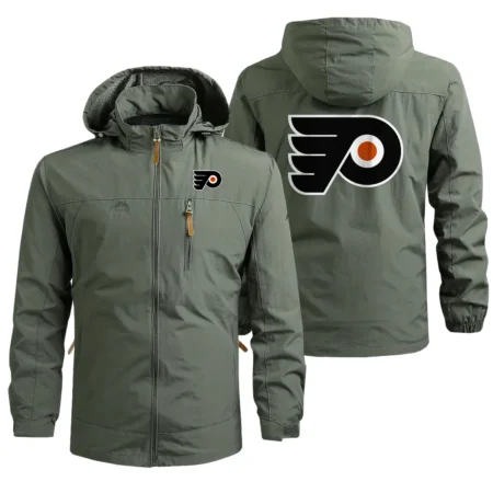 Collection Release Philadelphia Flyers National Hockey League Waterproof Outdoor Jacket BLNHL260824A4PF