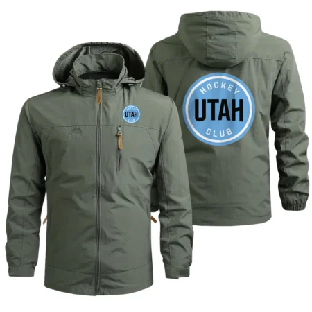 Collection Release Utah Hockey Club National Hockey League Waterproof Outdoor Jacket BLNHL260824A4UHC