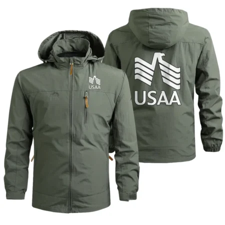 Collection Release United Services Automobile Association Veteran Waterproof Outdoor Jacket BLVTR230824A4USAA