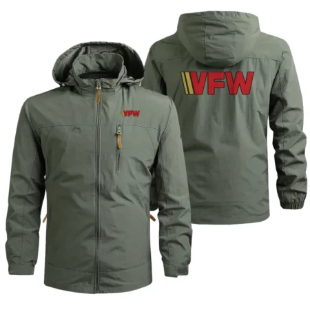 Collection Release Veterans of Foreign Wars Veteran Waterproof Outdoor Jacket BLVTR230824A4VFW