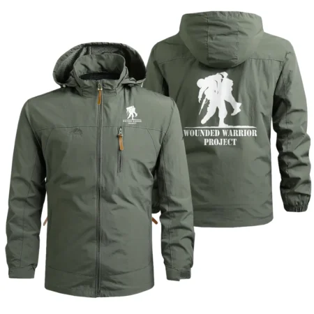 Collection Release Wounded Warrior Project Veteran Waterproof Outdoor Jacket BLVTR230824A4WWP