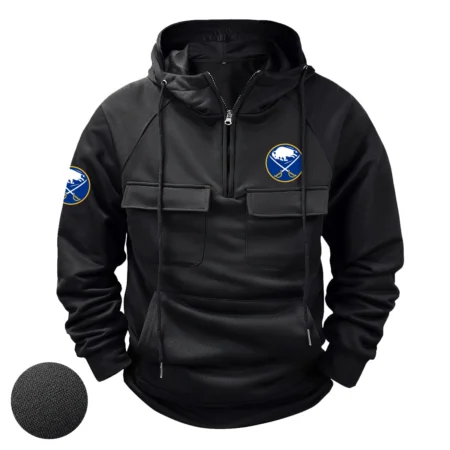 Collection Release Buffalo Sabres National Hockey League Tactical Quarter Zip Hoodie BLNHL260824A2BS