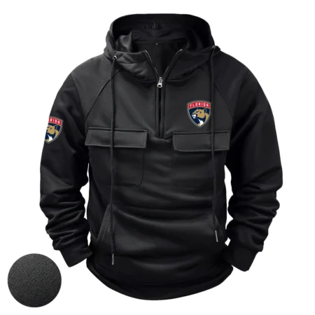 Collection Release Florida Panthers National Hockey League Tactical Quarter Zip Hoodie BLNHL260824A2FP