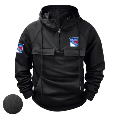 Collection Release New York Rangers National Hockey League Tactical Quarter Zip Hoodie BLNHL260824A2NYR