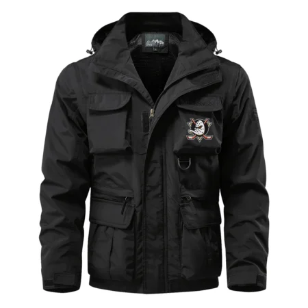 Collection Release Anaheim Ducks National Hockey League Multi Pocket Jacket BLNHL260824A9AD