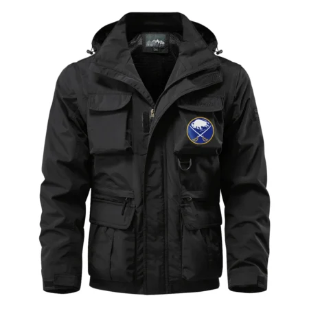 Collection Release Buffalo Sabres National Hockey League Multi Pocket Jacket BLNHL260824A9BS