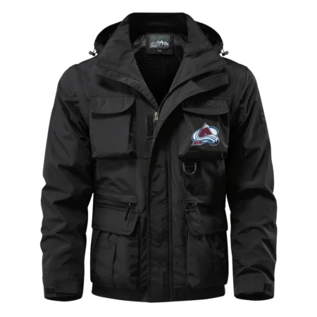 Collection Release Colorado Avalanche National Hockey League Multi Pocket Jacket BLNHL260824A9CA