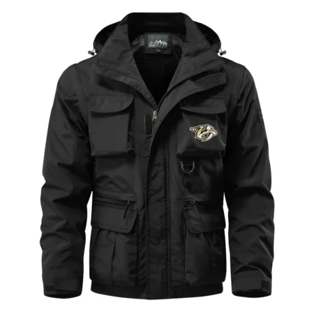 Collection Release Nashville Predators National Hockey League Multi Pocket Jacket BLNHL260824A9NP