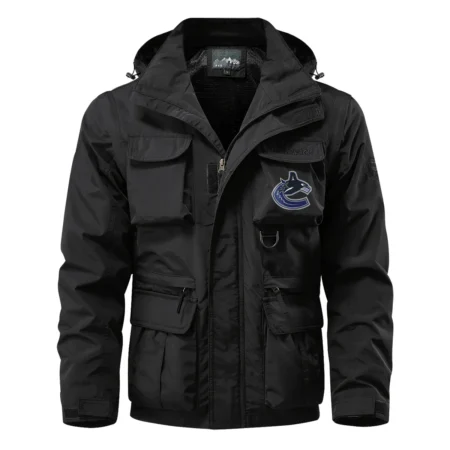 Collection Release Vancouver Canucks National Hockey League Multi Pocket Jacket BLNHL260824A9VC