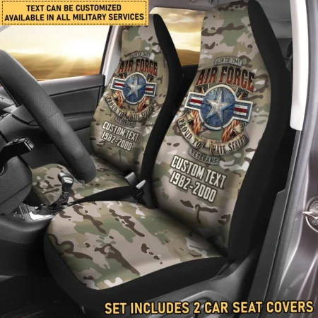 Proud To Have Served U.S. Air Force Car Seat Cover Customize Your Car Accessories BL160824A1AFQZZ