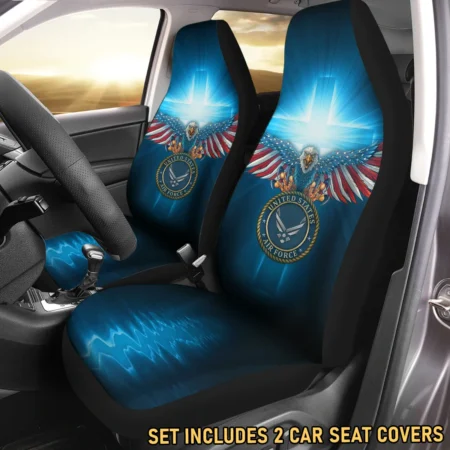 Cross And Eagle U.S. Air Force Car Seat Cover Customize Your Car Accessories BL160824A3AFQZZ