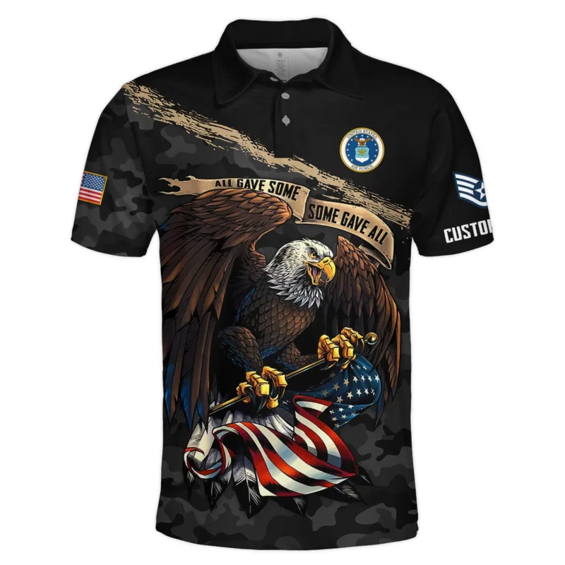 Personalized All Gave Some Some Gave All Veteran U.S. Air Force Apparel All Over Prints BLVTR110824A1AF - Polo Shirt