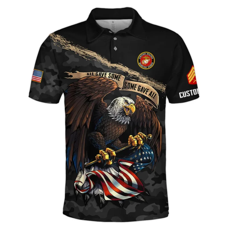 Personalized All Gave Some Some Gave All Veteran U.S. Marine Corps Apparel All Over Prints BLVTR110824A1MC - Polo Shirt