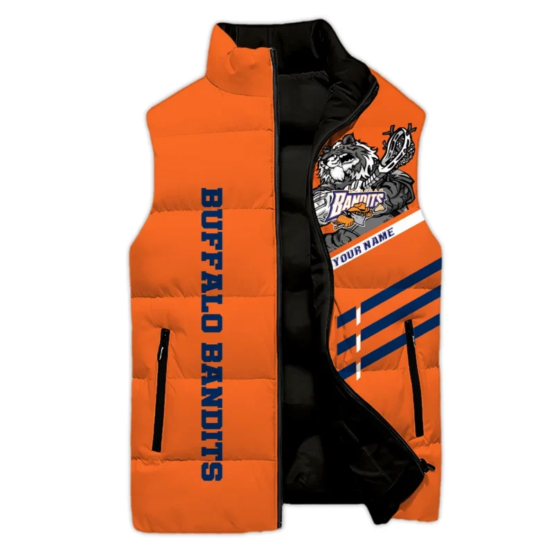 New Release Sleeveless Puffer Jacket Buffalo Bandits National Lacrosse League All Over Prints HONLL080824A01BUF