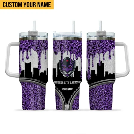 Gift For Fans Stanley 40 OZ Curved Tumbler Jeans Texture Sneaker Design Buffalo Bandits Panther City Lacrosse National Lacrosse League All Over Prints HONLL150824A01PCL