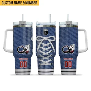 Gift For Fans Stanley 40 OZ Curved Tumbler Jeans Texture Sneaker Design Buffalo Bandits Colorado Mammoth National Lacrosse League All Over Prints HONLL160824T01COL