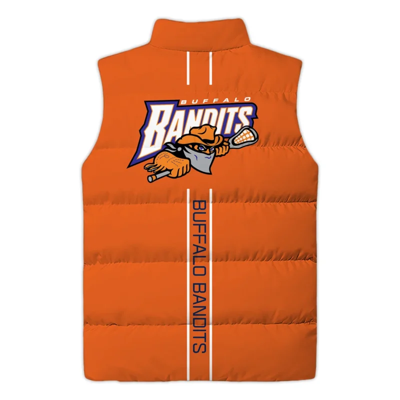 New Release Sleeveless Puffer Jacket Buffalo Bandits National Lacrosse League All Over Prints HONLL080824A01BUF