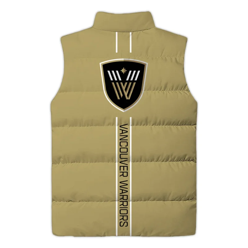 New Release Sleeveless Puffer Jacket Vancouver Warriors National Lacrosse League All Over Prints HONLL080824A01VAN