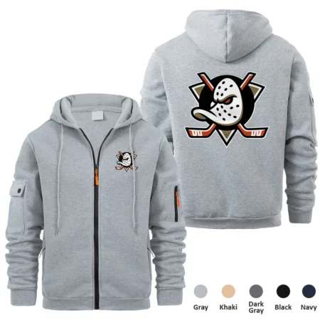 Collection Release Anaheim Ducks National Hockey League Full Zipper Hoodie BLNHL260824A6AD