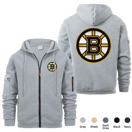 Collection Release Boston Bruins National Hockey League Full Zipper Hoodie BLNHL260824A6BB