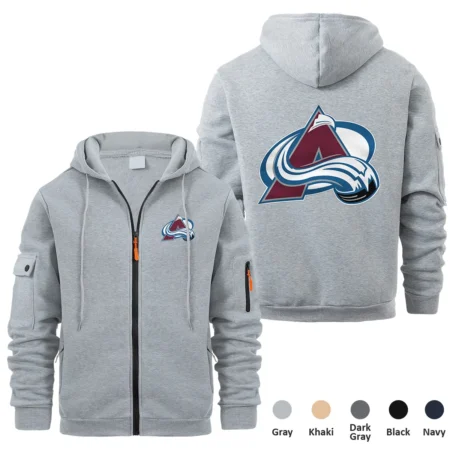 Collection Release Colorado Avalanche National Hockey League Full Zipper Hoodie BLNHL260824A6CA