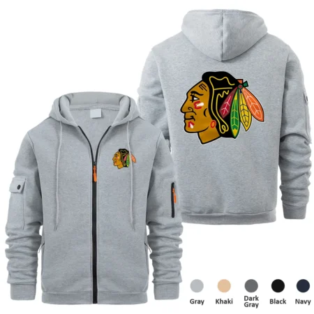 Collection Release Chicago Blackhawks National Hockey League Full Zipper Hoodie BLNHL260824A6CB