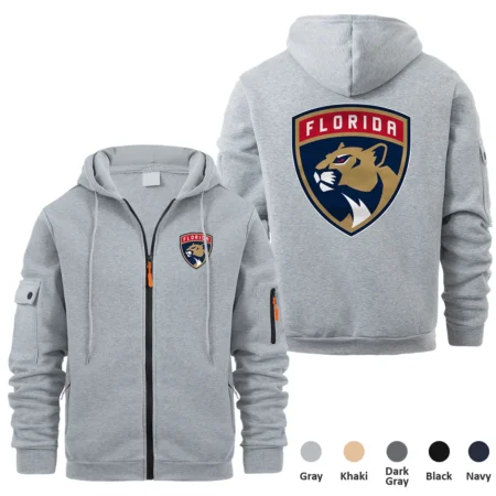 Collection Release Florida Panthers National Hockey League Full Zipper Hoodie BLNHL260824A6FP