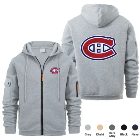 Collection Release Montreal Canadiens National Hockey League Full Zipper Hoodie BLNHL260824A6MC