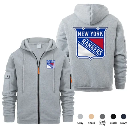 Collection Release New York Rangers National Hockey League Full Zipper Hoodie BLNHL260824A6NYR