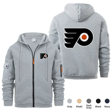 Collection Release Philadelphia Flyers National Hockey League Full Zipper Hoodie BLNHL260824A6PF