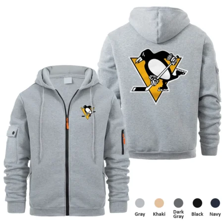 Collection Release Pittsburgh Penguins National Hockey League Full Zipper Hoodie BLNHL260824A6PP