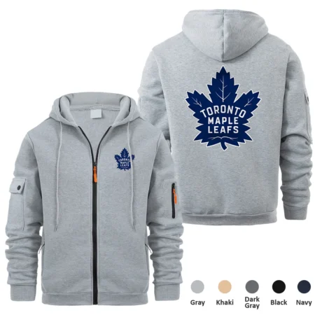 Collection Release Toronto Maple Leafs National Hockey League Full Zipper Hoodie BLNHL260824A6TML