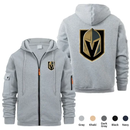 Collection Release Vegas Golden Knights National Hockey League Full Zipper Hoodie BLNHL260824A6VGK