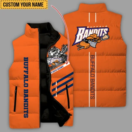 New Release Sleeveless Puffer Jacket Buffalo Bandits National Lacrosse League All Over Prints HONLL080824A01BUF