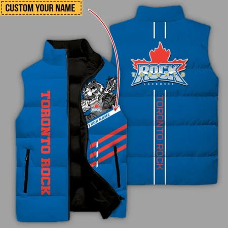 New Release Sleeveless Puffer Jacket Toronto Rock National Lacrosse League All Over Prints HONLL080824A01TOR