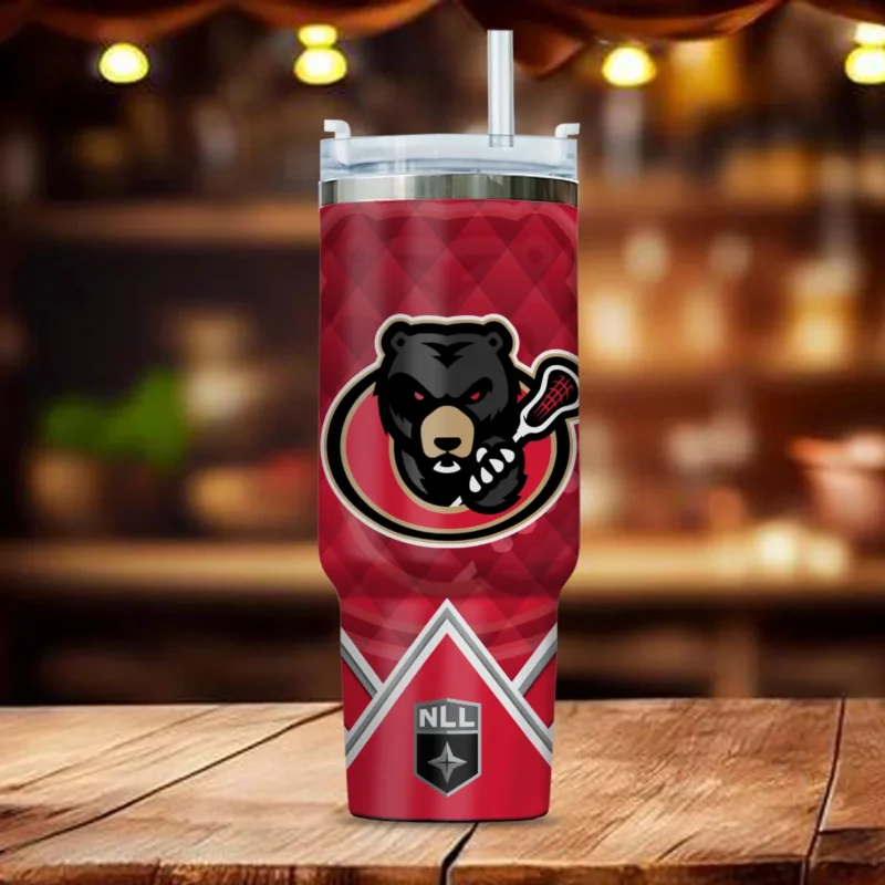 Gift For Fans Stanley 40 OZ Curved Tumbler Ottawa Black Bears National Lacrosse League All Over Prints HONLL160824T02OBB