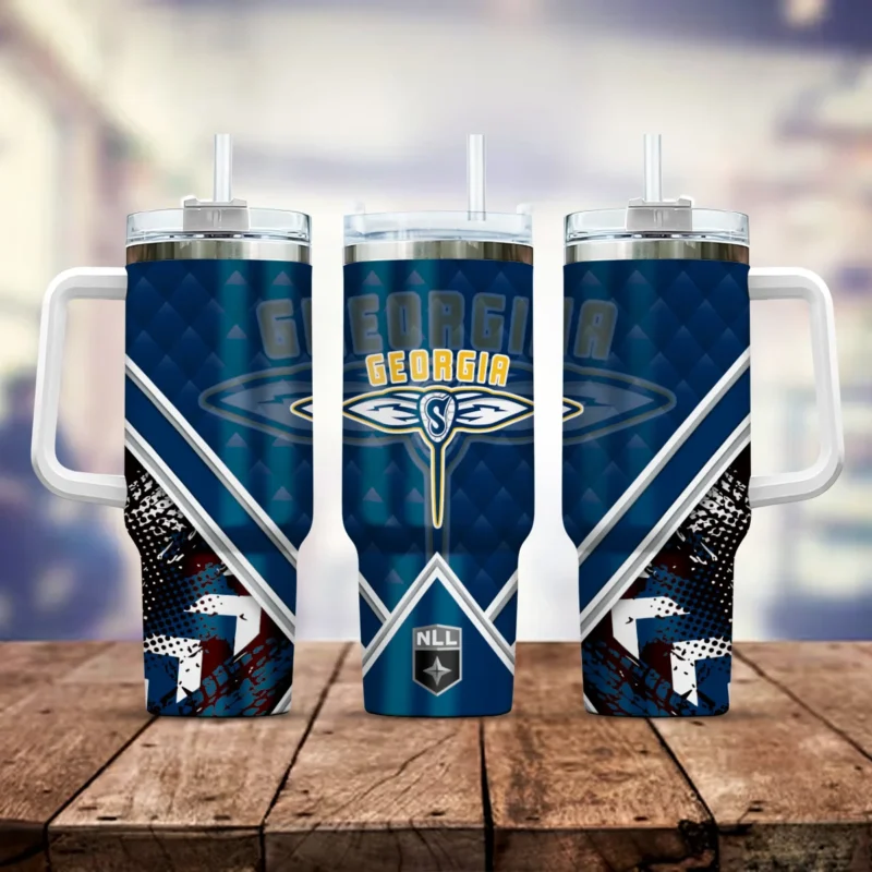 Gift For Fans Stanley 40 OZ Curved Tumbler Georgia Swarm National Lacrosse League All Over Prints HONLL160824T02GEO