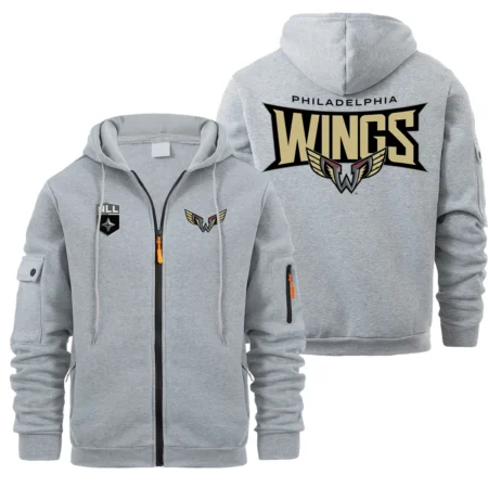 Special Release Philadelphia Wings National Lacrosse League Full Zipper Hoodie Fashion HONLL210824A02PHI