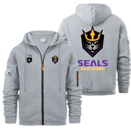 Special Release San Diego Seals National Lacrosse League Full Zipper Hoodie Fashion HONLL210824A02SD