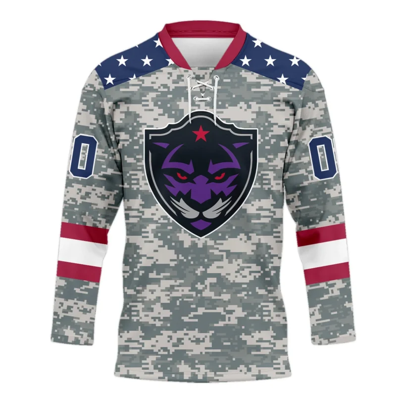 New Release Panther City Lacrosse Lace Neck Jersey All Over Print HONLL090824A01PCLLNJ