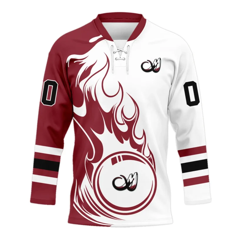 Personalized Gift Colorado Mammoth Color Mix Fire National Lacrosse League Color Mix Fire National Lacrosse League Lace Neck Jersey All Over Print HONLL130824A01COLLNJ