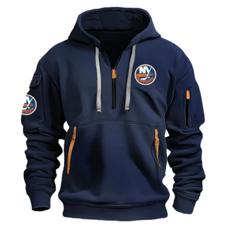 Collection Release New York Islanders National Hockey League Fashion Hoodie Half Zipper BLNHL260824A1NYI