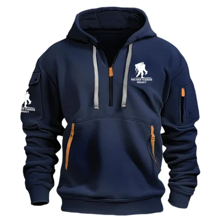 Collection Release Wounded Warrior Project Veteran Fashion Hoodie Half Zipper BLVTR230824A1WWP