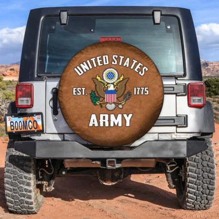 Home Of The Free Bacause Of The Brave U.S. Army Spare Tire Cover Customize Your Car Accessories BL160824A2AMLTT